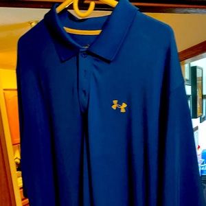 This is a UA Men’s Polo style shirt.